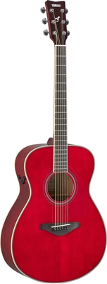 Picture of Yamaha FS-TA TransAcoustic Guitar - Ruby Red