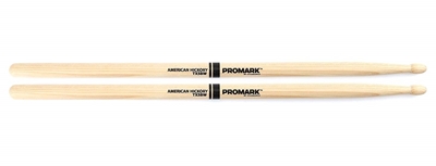 Picture of Promark TX5BW American Hickory Wood Tip Drum Sticks - 5B