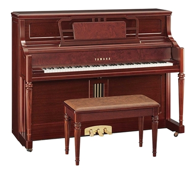 Picture of Yamaha M3SDW Upright Piano - Satin Dark Walnut