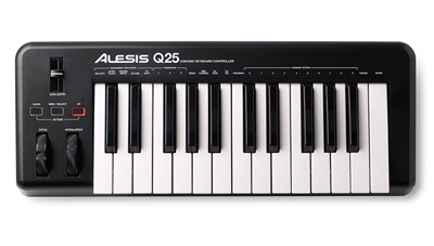 Picture of Alesis Q25 25-Key USB MIDI Keyboard Controller