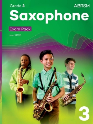 Picture of ABRSM Saxophone Exam 2026 Gr 3 - Exam Pack