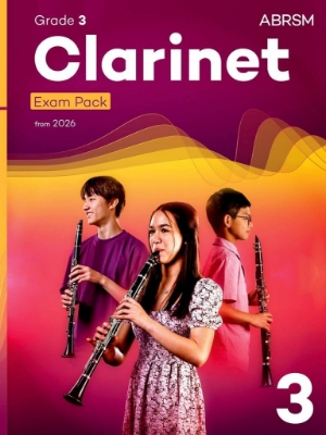 Picture of ABRSM Clarinet Exam 2026 Gr 3 - Exam Pack