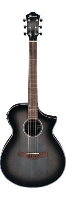 Picture of Ibanez AEWC11-TCB Acoustic-Electric Guitar – Transparent Charcoal Burst Low Gloss